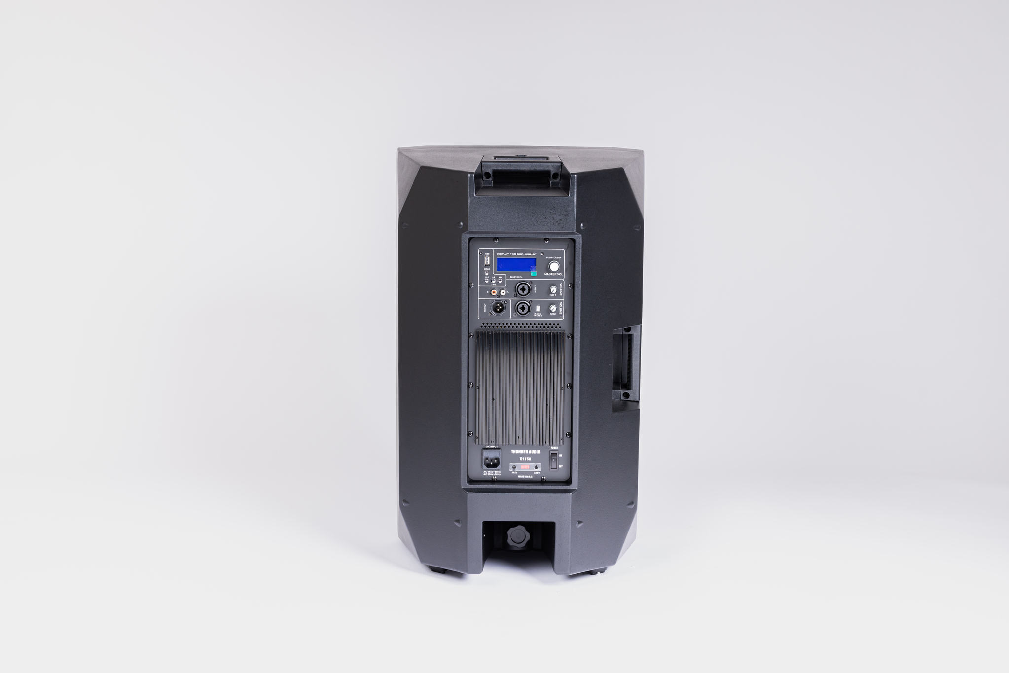 Thunder Audio X115A Speaker Side Angle Showing Ports